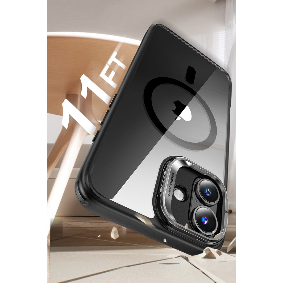 ESR Apple iPhone 16 Classic Hybrid Magsafe Standlı Kapak + Cam Hediyeli Set