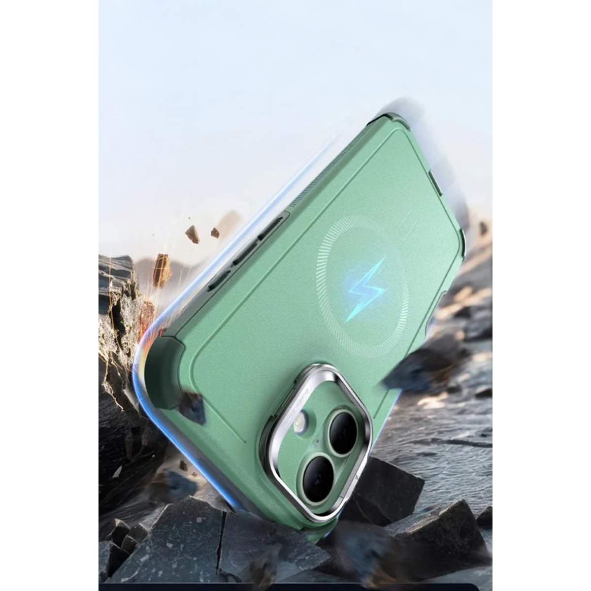 ESR Apple iPhone 16 Cyber Tough Magsafe Stantlı Kapak