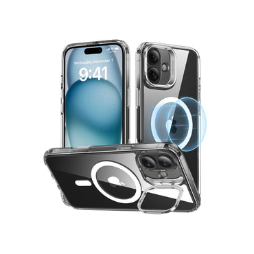 ESR Apple iPhone 16 Plus Classic Hybrid Magsafe Standlı Kapak + Cam Hediyeli Set