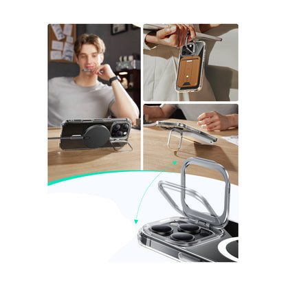 ESR Apple iPhone 16 Pro Classic Hybrid Magsafe Standlı Kapak + Cam Hediyeli Set