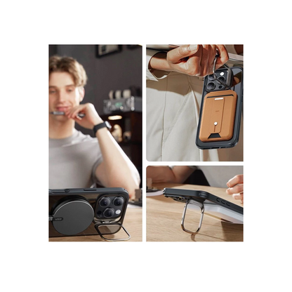 ESR Apple iPhone 16 Pro Classic Hybrid Magsafe Standlı Kapak + Cam Hediyeli Set
