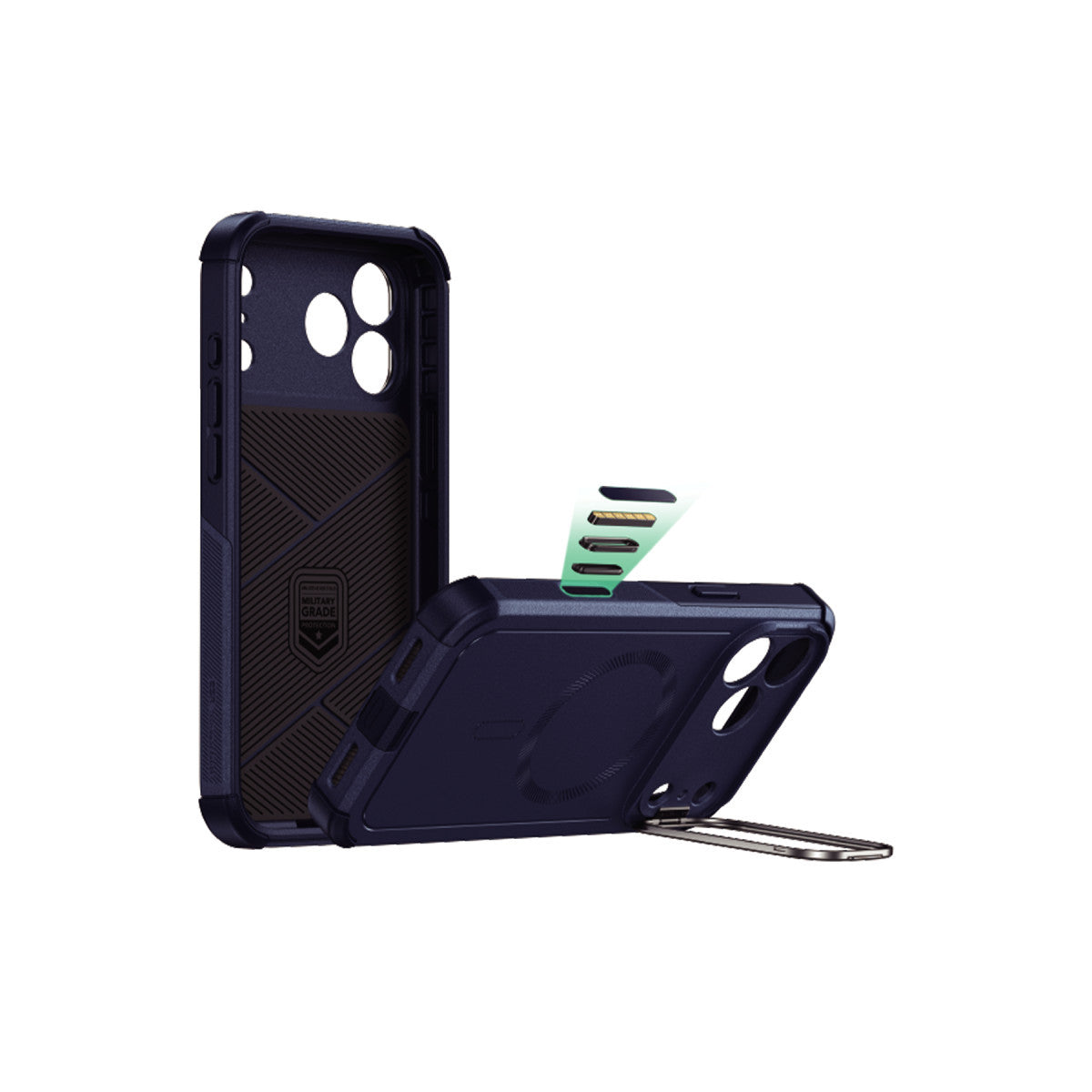 ESR Apple iPhone 17 Pro Cyber Tough Magsafe Stantlı Kapak