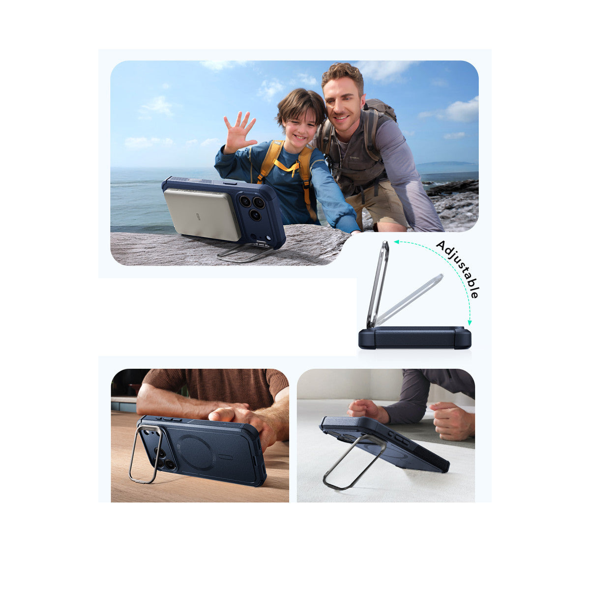 ESR Apple iPhone 17 Pro Cyber Tough Magsafe Stantlı Kapak