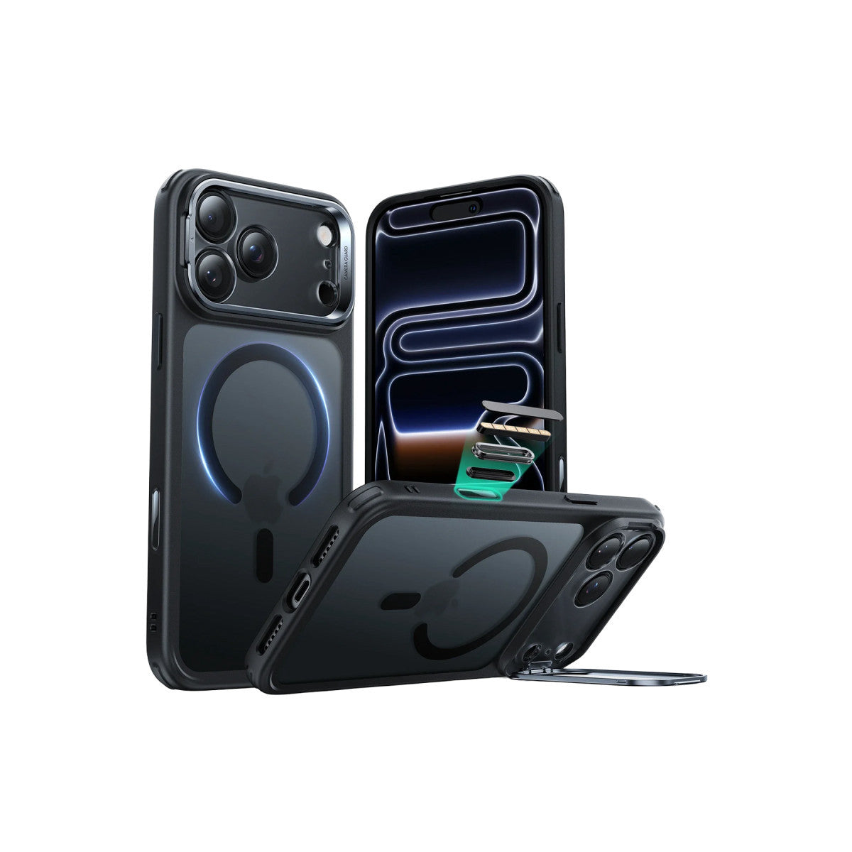 ESR Apple iPhone 17 Pro Max Classic Hybrid Magsafe Standlı Kapak