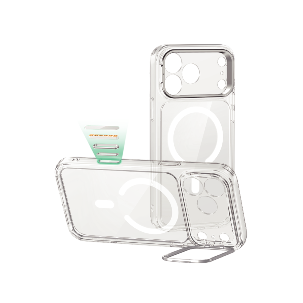 ESR Apple iPhone 17 Pro Max Classic Hybrid Magsafe Standlı Kapak