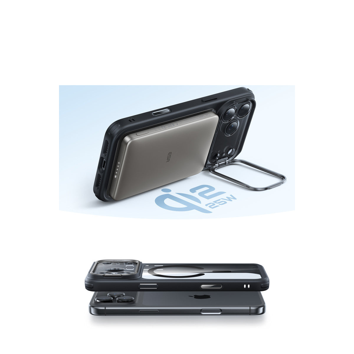 ESR Apple iPhone 17 Pro Max Classic Hybrid Magsafe Standlı Kapak