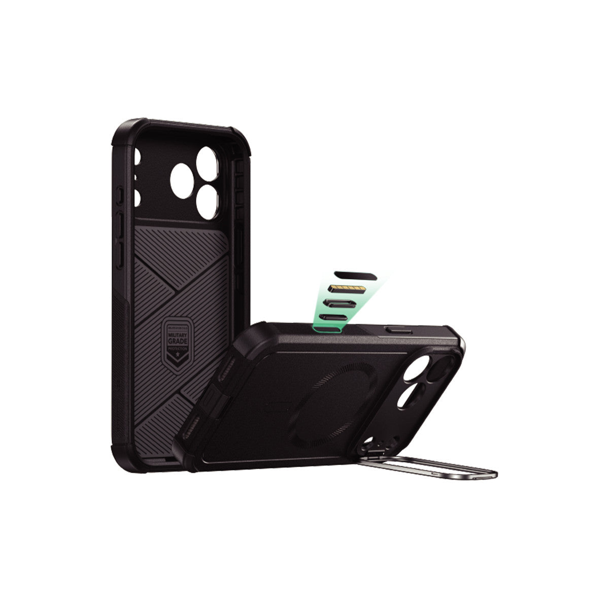 ESR Apple iPhone 17 Pro Max Cyber Tough Magsafe Stantlı Kapak