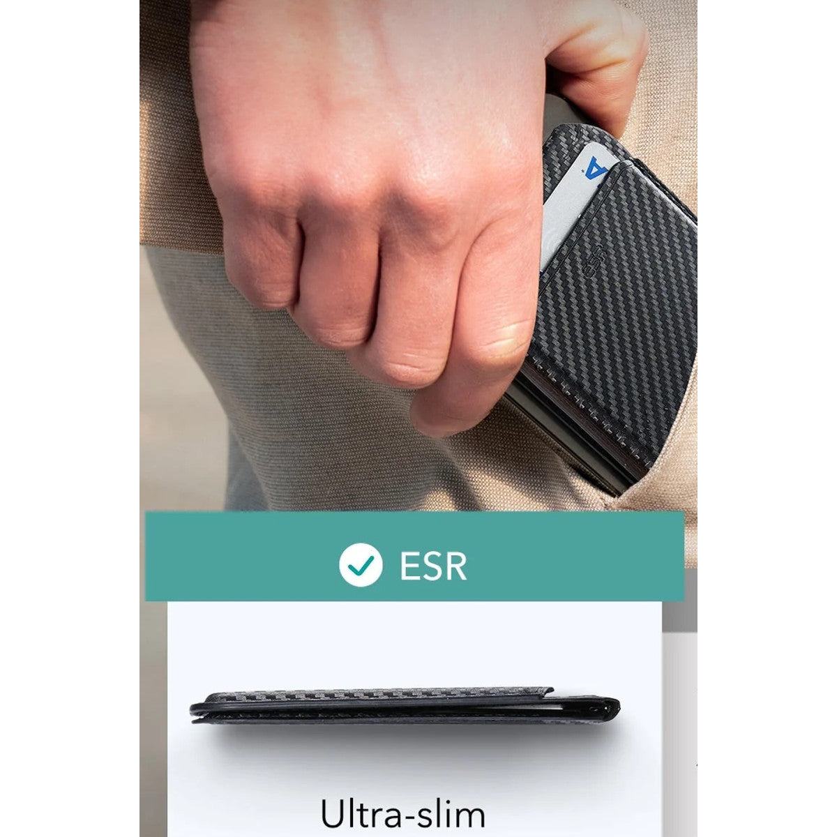 ESR Classic Stant Özellikli Magsafe Kartlık