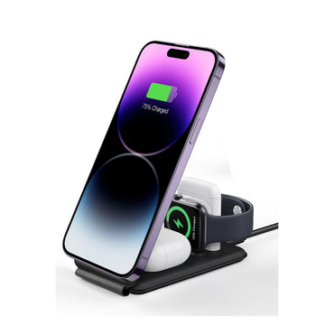 ESR HaloLock 3in1 20W PD Type-C Çıkışlı ve Saat ile Airpods İçin Kablosuz Şarj Destekli Şarj Seti