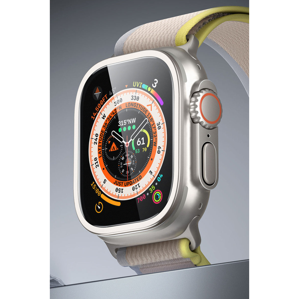 ESR Apple Watch Ultra 2 49mm Armorite 2 Adet Saat Cam Ekran Koruyucu