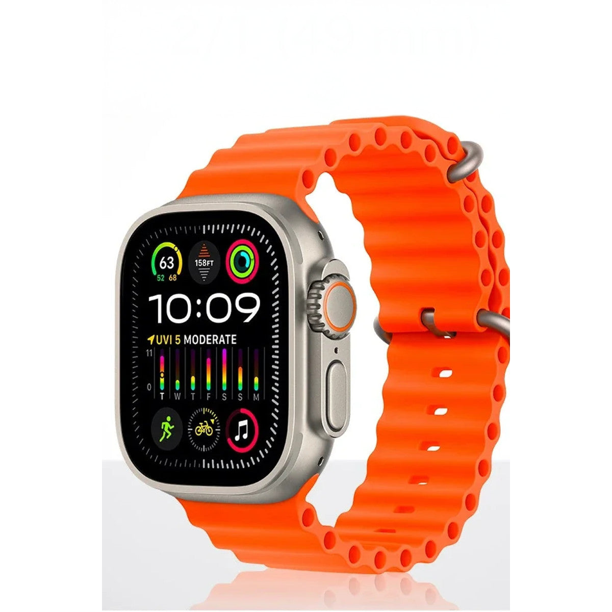 ESR Apple Watch Ultra 2 49mm Armorite Protection Saat Kasa + 2 Adet Saat Cam Ekran Koruyucu Set