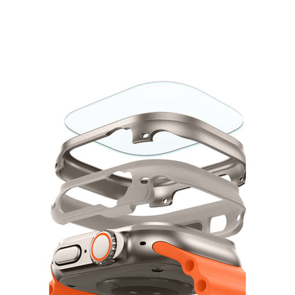 ESR Apple Watch Ultra 2 49mm Armorite Protection Saat Kasa + 2 Adet Saat Cam Ekran Koruyucu Set