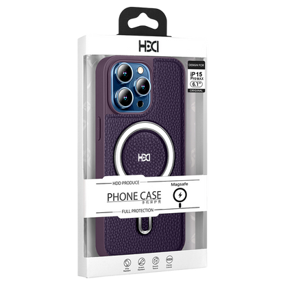 HDD Apple iPhone 14 HBC-139 Gravix Standlı Magsafe Kapak - Mor