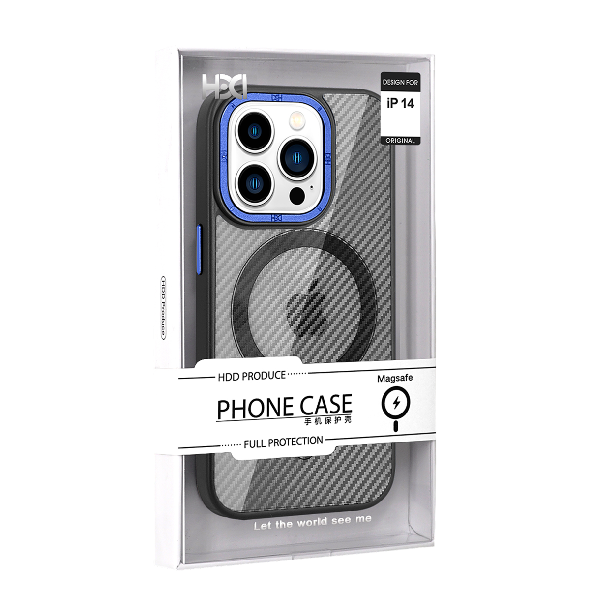 HDD Apple iPhone 14 HBC-168 Carvex Magsafe Kapak - Kırmızı