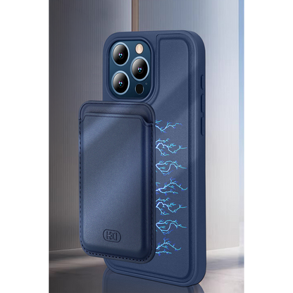 HDD Apple iPhone 15 HBC-009 Kartvizitli Maynetik Kapak - Yeşil