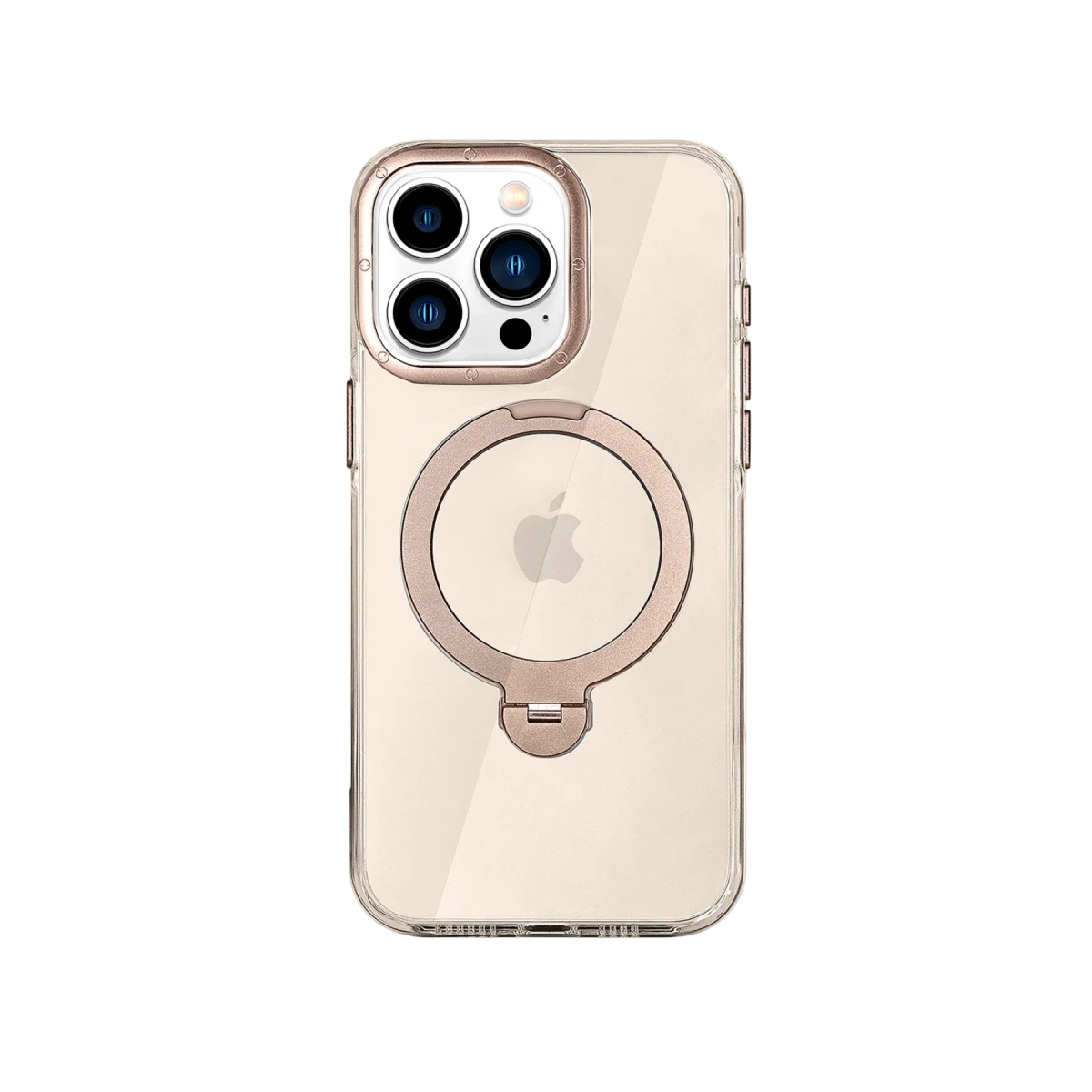 HDD Apple iPhone 15 Pro Max HBC-338 Andes Magsafe Standlı Kapak - Gold