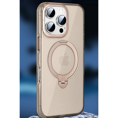 HDD Apple iPhone 15 Pro Max HBC-338 Andes Magsafe Standlı Kapak - Gold
