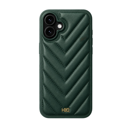 HDD Apple iPhone 16 HBC-019 Veloura Kapak - Yeşil