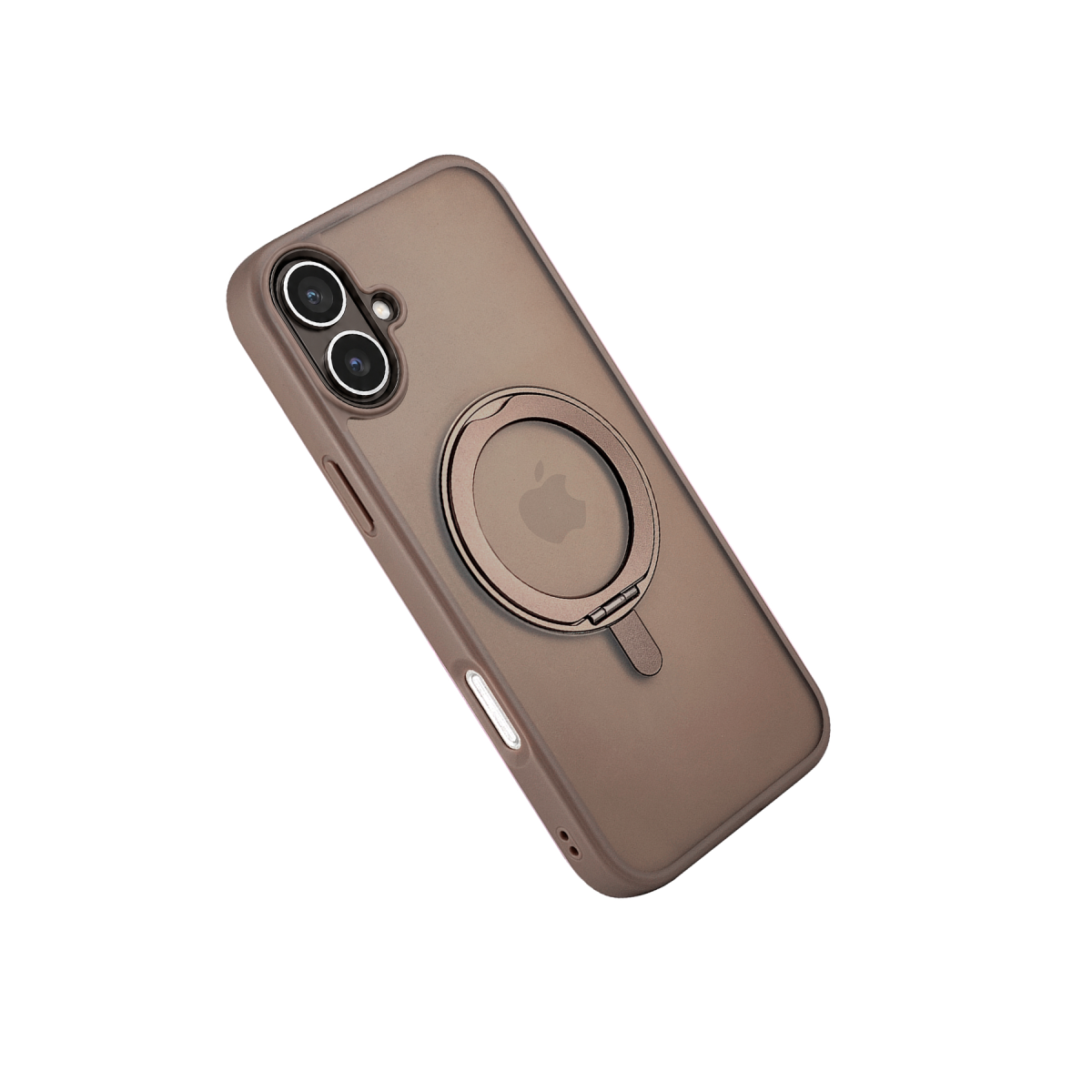 HDD Apple iPhone 16 HBC-304 Orbito 360 Döner Standlı Manyetik Kapak - Çöl Titanyum