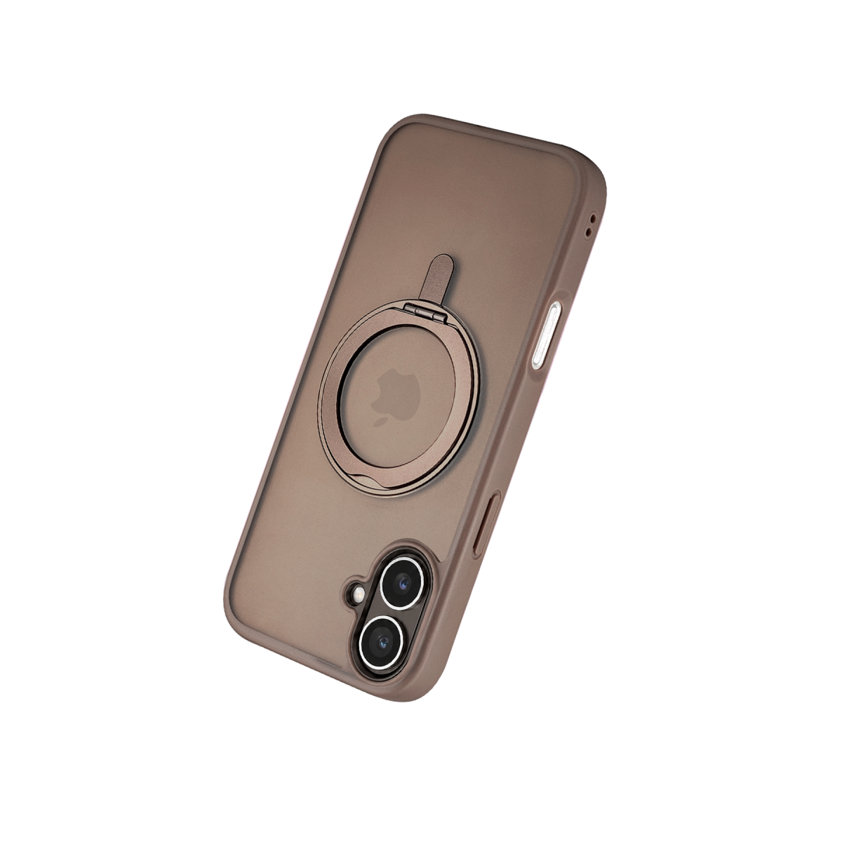 HDD Apple iPhone 16 HBC-304 Orbito 360 Döner Standlı Manyetik Kapak - Çöl Titanyum