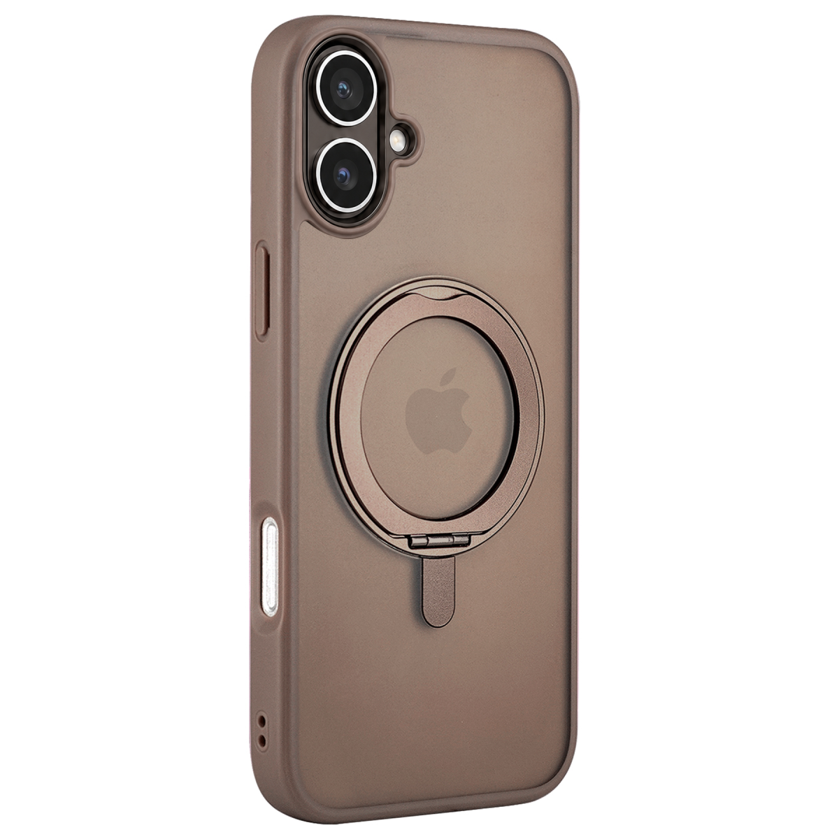 HDD Apple iPhone 16 HBC-304 Orbito 360 Döner Standlı Manyetik Kapak - Çöl Titanyum