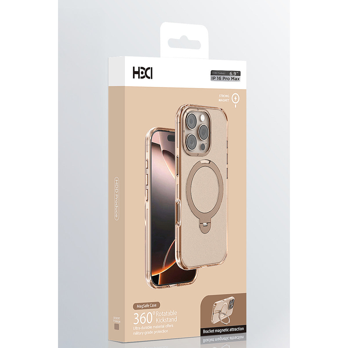 HDD Apple iPhone 16 HBC-338 Andes Magsafe Standlı Kapak
