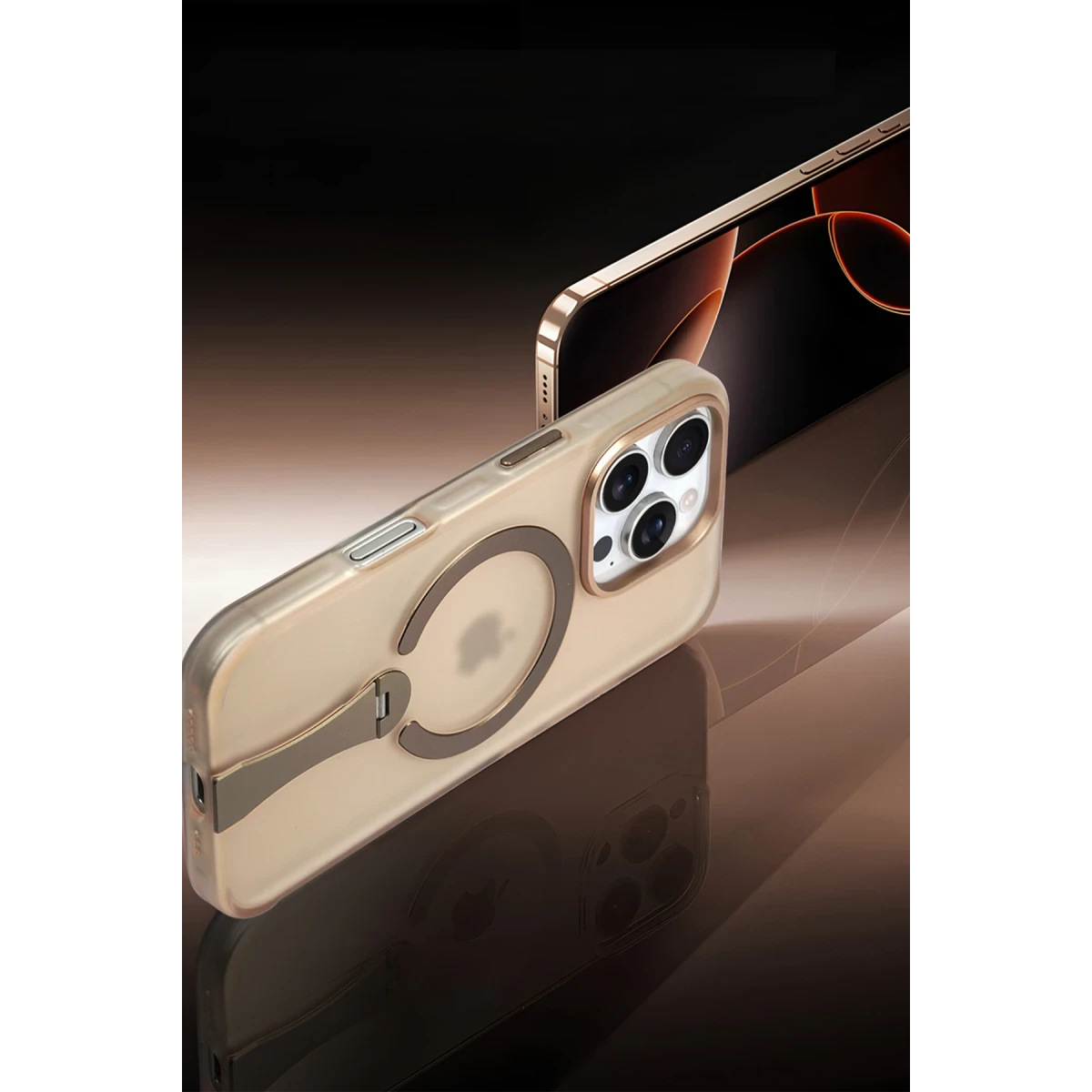 HDD Apple iPhone 16 Pro Max HBC-354 Kunlun Standlı Magsafe Kapak - Siyah