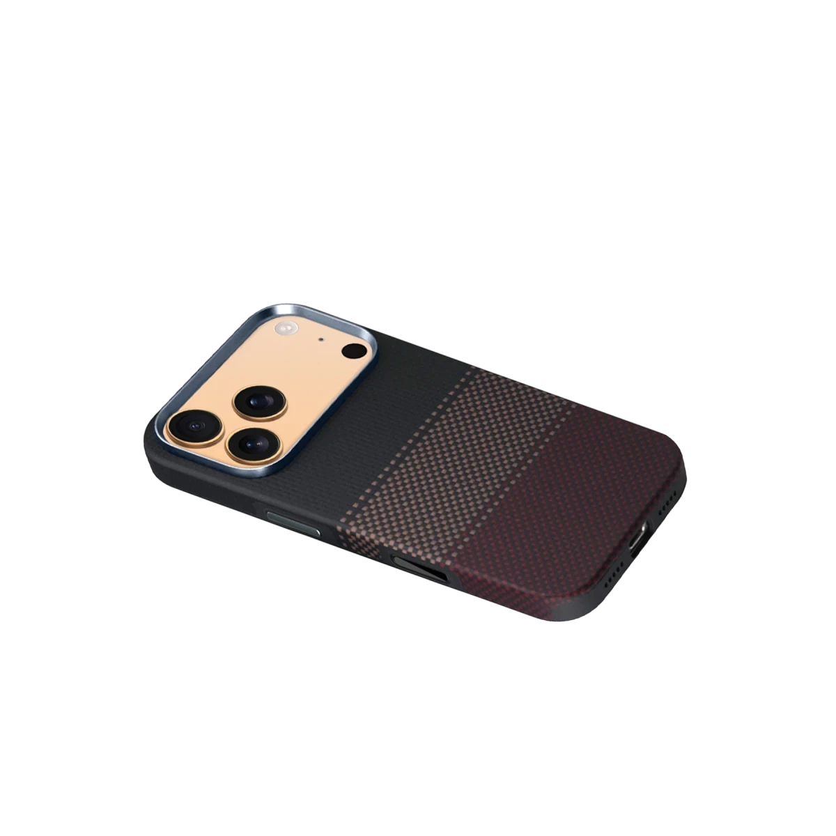 HDD Apple iPhone 17 Pro HBC-377 Kevlar Slim Magsafe Kapak - Alacakaranlık