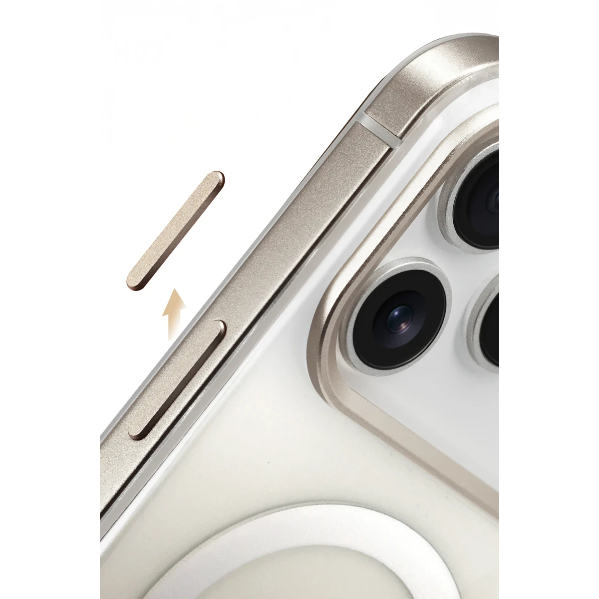 HDD Apple iPhone 17 Pro HBC-395 Altai Magsafe Kapak - Siyah