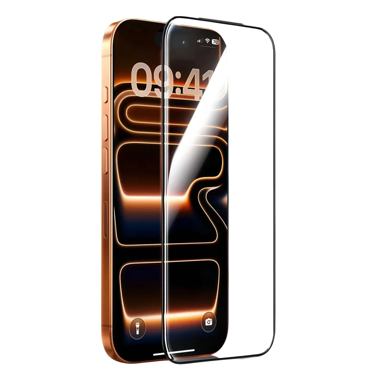 HDD Apple iPhone 17 Pro Bam 9H Cam Ekran Koruyucu - Şeffaf
