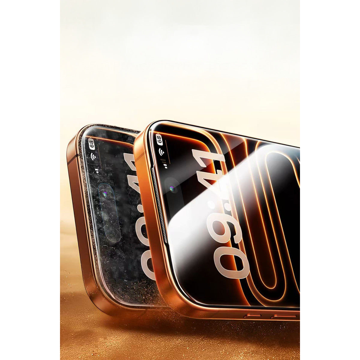 HDD Apple iPhone 17 Pro Bam 9H Cam Ekran Koruyucu