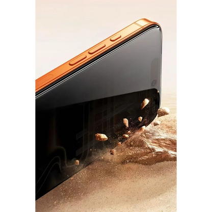 HDD Apple iPhone 17 Pro Rift Hayalet Cam Ekran Koruyucu - Siyah