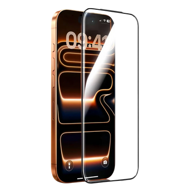 HDD Apple iPhone 17 Pro Max Bam 9H Cam Ekran Koruyucu - Şeffaf