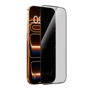 HDD Apple iPhone 17 Pro Max Rift Hayalet Cam Ekran Koruyucu - Siyah