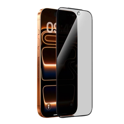 HDD Apple iPhone 17 Pro Max Rift Hayalet Cam Ekran Koruyucu - Siyah
