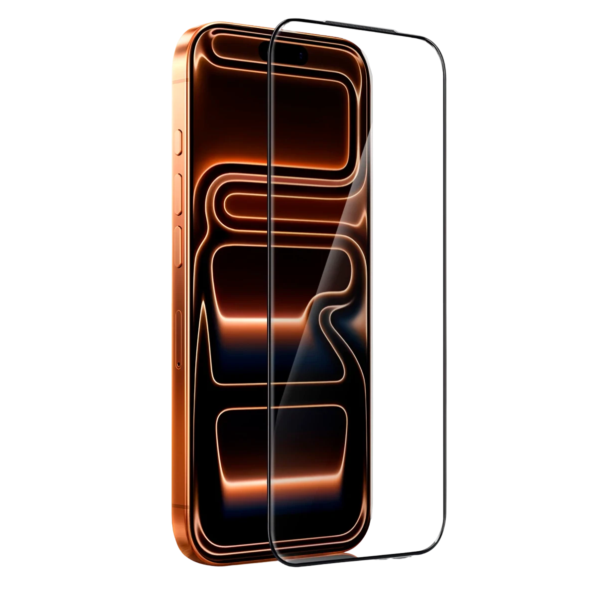 HDD Apple iPhone 17 Pro Max Tiger AR Cam Ekran Koruyucu - Siyah