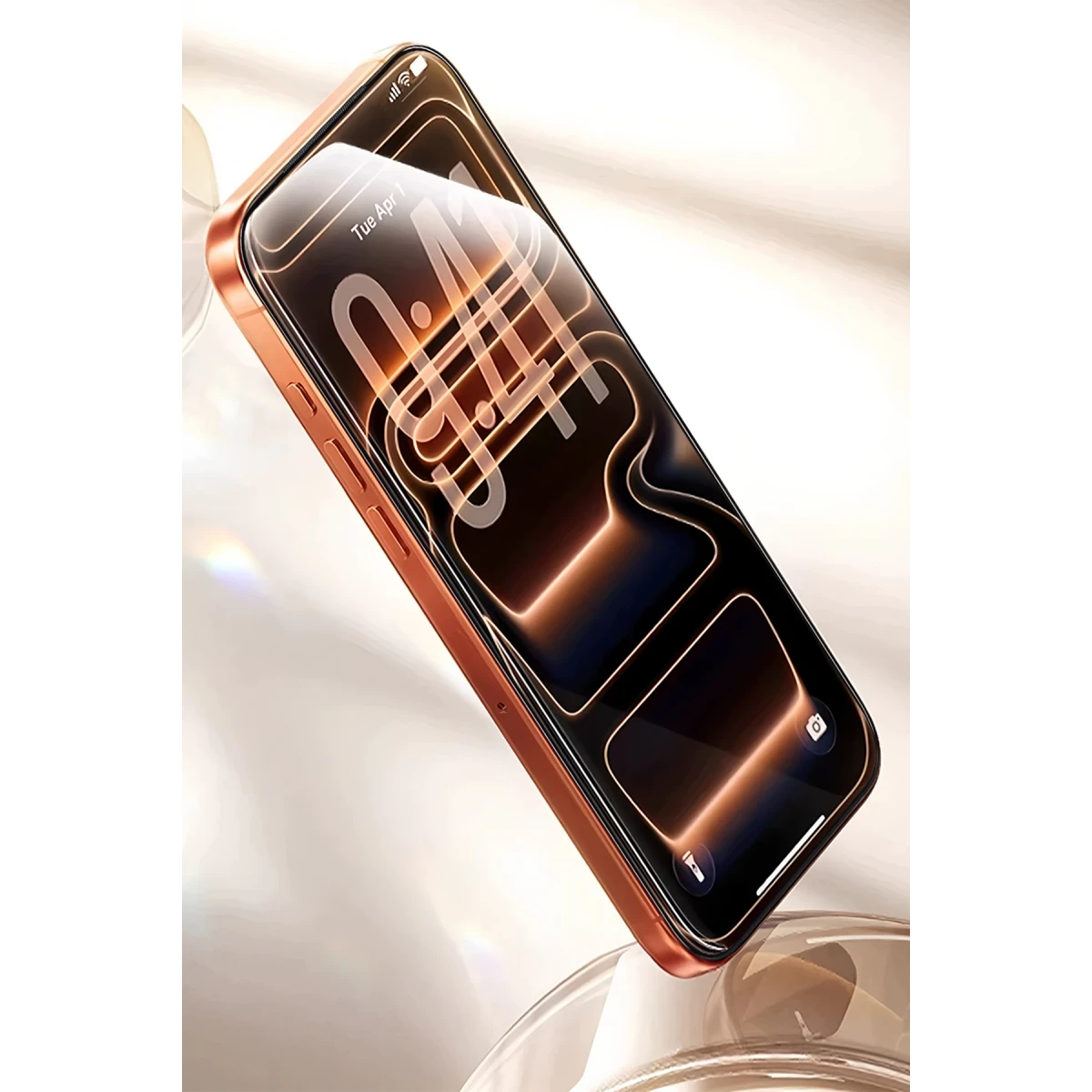 HDD Apple iPhone 17 Pro Max Tiger AR Cam Ekran Koruyucu - Siyah