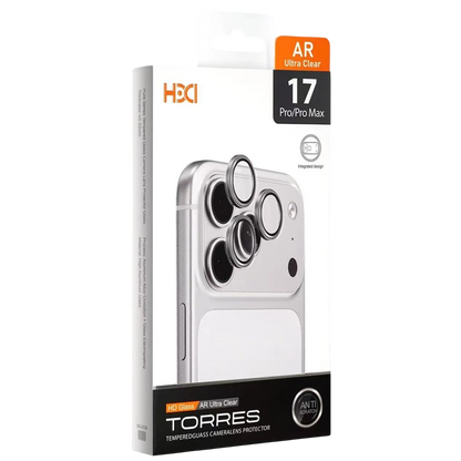HDD Apple iPhone 17 Pro Max Torres Kamera Lens Koruyucu - Gümüş
