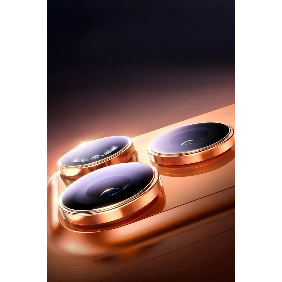 HDD Apple iPhone 17 Pro Max Torres Kamera Lens Koruyucu - Gümüş