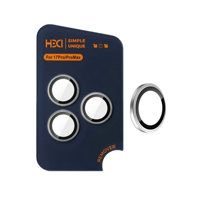 HDD Apple iPhone 17 Pro Max Torres Kamera Lens Koruyucu - Gümüş