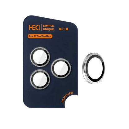 HDD Apple iPhone 17 Pro Max Torres Kamera Lens Koruyucu - Gümüş