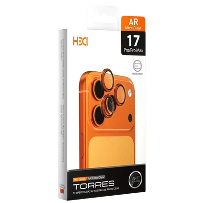 HDD Apple iPhone 17 Pro Max Torres Kamera Lens Koruyucu - Turuncu