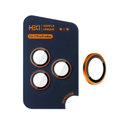 HDD Apple iPhone 17 Pro Max Torres Kamera Lens Koruyucu - Turuncu