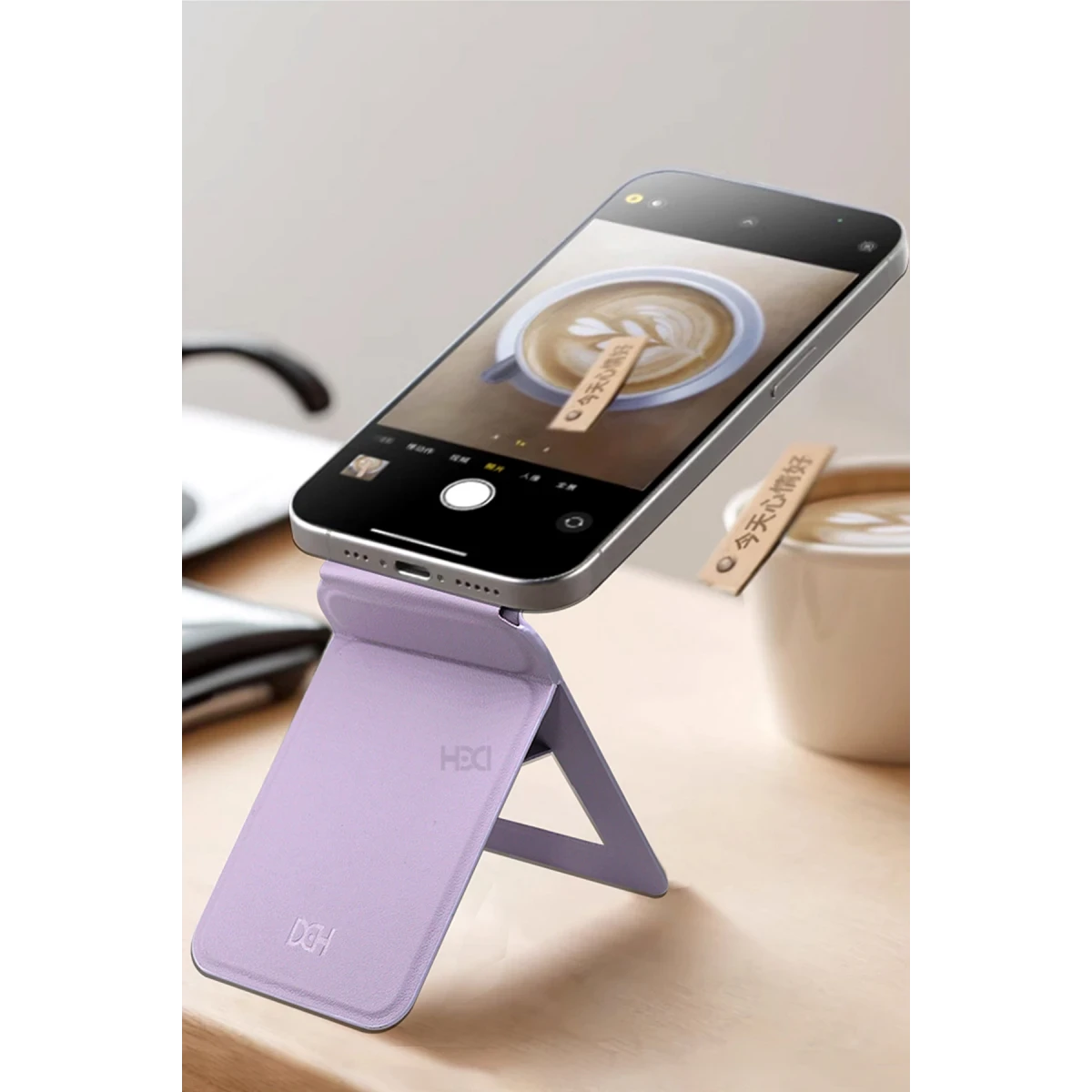 HDD HS-017 Telefon Arkası Magsafe Stant - Titanyum