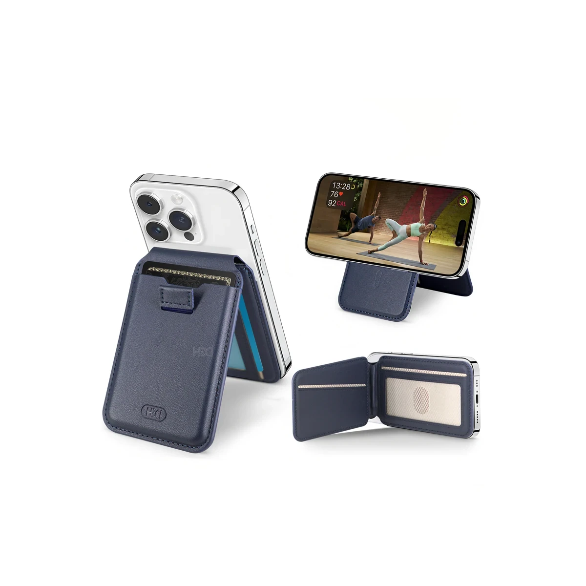 HDD HS-020 Namib Stant Özellikli Magsafe Kartlık - Turuncu