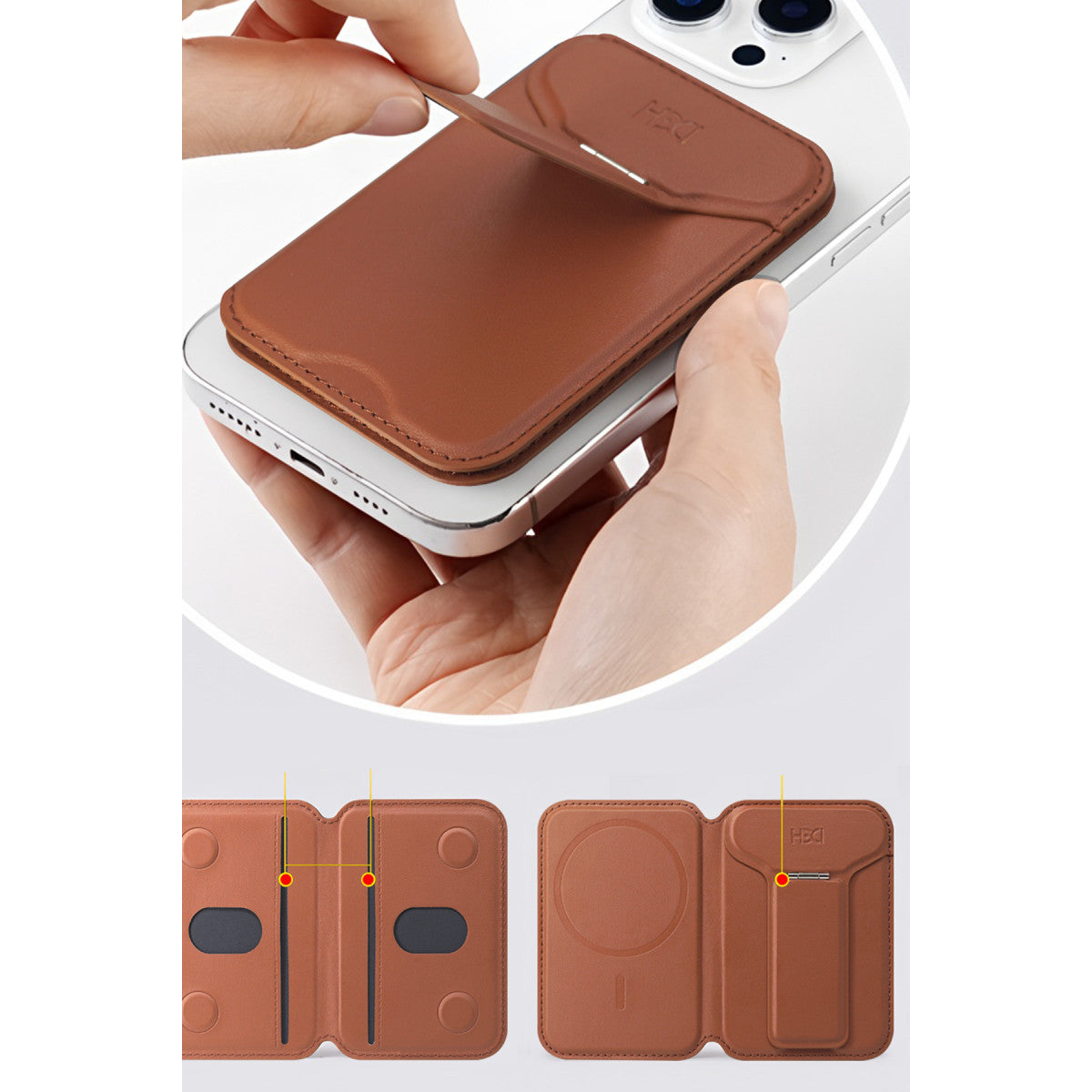 HDD HS-021 Stant Özellikli Magsafe Kartlık