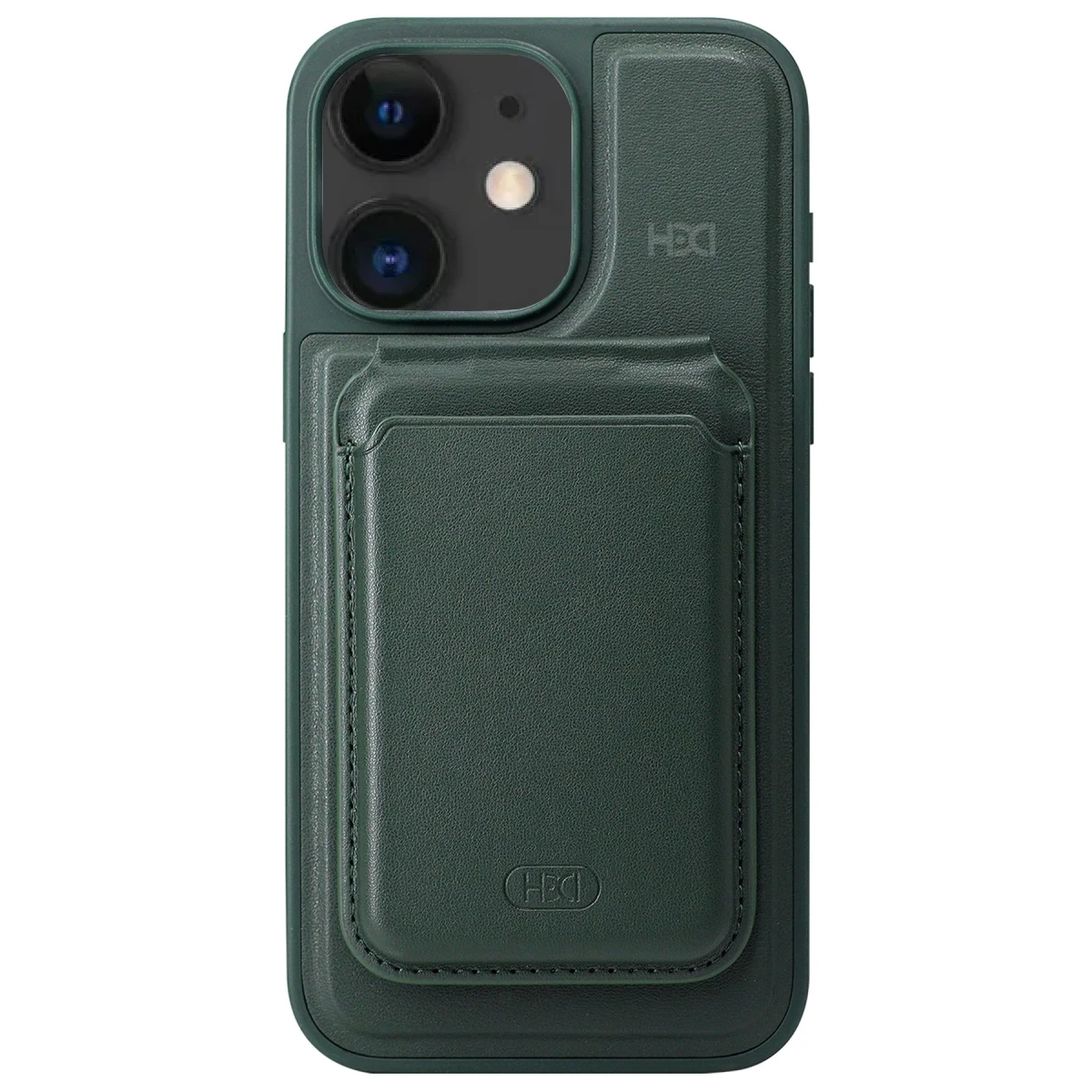 HDD Apple iPhone 11 HBC-247 Atina Kartvizitli Kapak - Koyu Yeşil