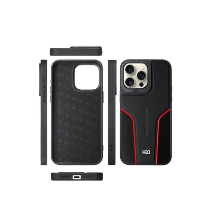 HDD Apple iPhone 11 HBC-264 Lambor Karbon Fiber Sport Kapak - Derin Mor