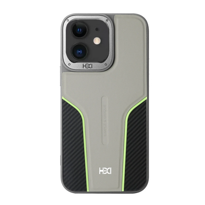 HDD Apple iPhone 11 HBC-264 Lambor Karbon Fiber Sport Kapak - Natural Grey