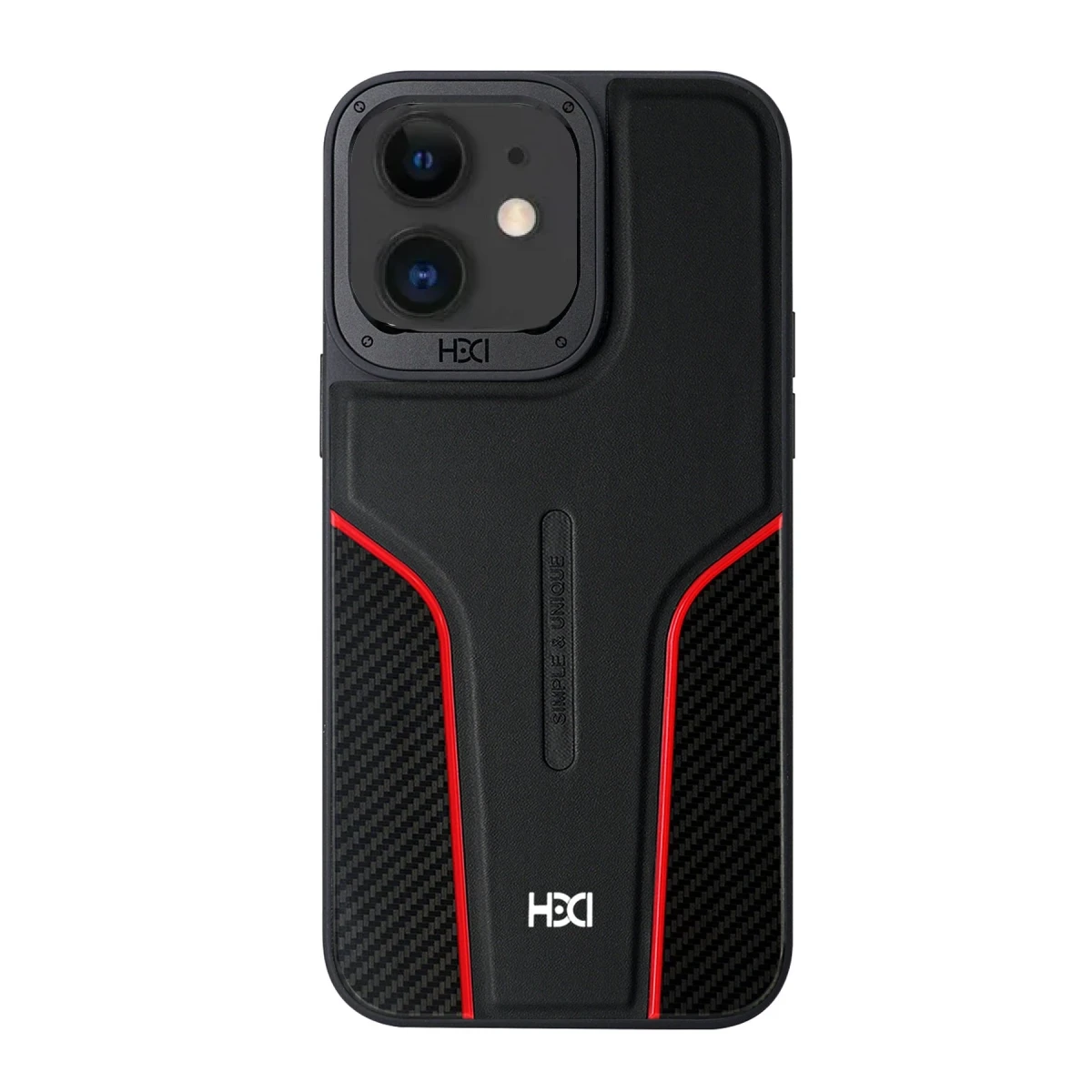 HDD Apple iPhone 11 HBC-264 Lambor Karbon Fiber Sport Kapak - Siyah